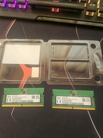 Mémoire PC portable DDR5 2X8Go beschikbaar voor biedingen