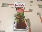 Panneau d'affichage pour bière Kwak en métal, Enlèvement ou Envoi, Comme neuf, Panneau, Plaque ou Plaquette publicitaire