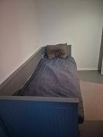 1 persoonsbed uittrekbaar voor 2 personen, Maison & Meubles, Chambre à coucher | Lits, Gris, Comme neuf, 200 cm, Bois