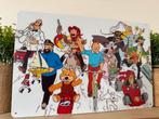 Plaque murale en métal Tintin, Enlèvement ou Envoi, Tintin, Neuf, Image, Affiche ou Autocollant