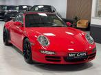 Porsche 911 Carrera S 3.8 i Tiptronic Full Opt Garantie 1An, Auto's, Automaat, 4 zetels, Zwart, Cabriolet