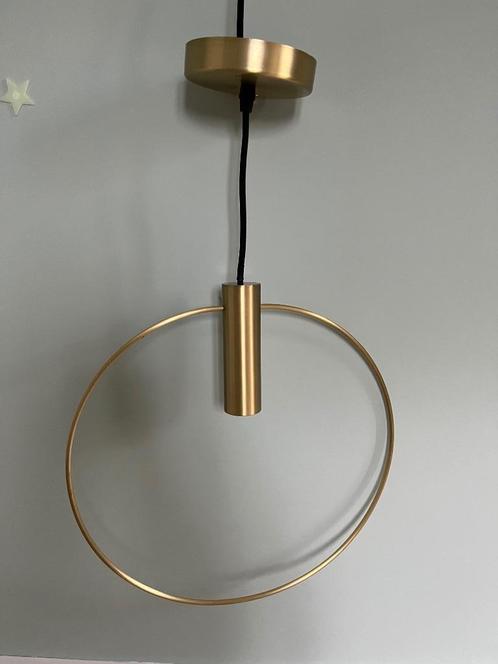 Furnified hanglamp goud, Maison & Meubles, Lampes | Suspensions, Utilisé, Moins de 50 cm, Métal, Enlèvement