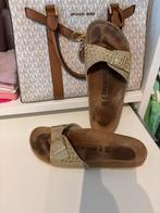 Birkenstock  dames (goud maat 40), Ophalen, Overige kleuren, Sandalen of Muiltjes, Zo goed als nieuw