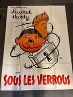 Filmposter Laurel & Hardy 120x160, Comme neuf, Affiche ou Poster pour porte ou plus grand, Enlèvement ou Envoi
