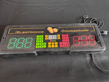 Elektronisch scorebord snooker, Sport en Fitness, Biljarten en Poolen, Ophalen, Zo goed als nieuw