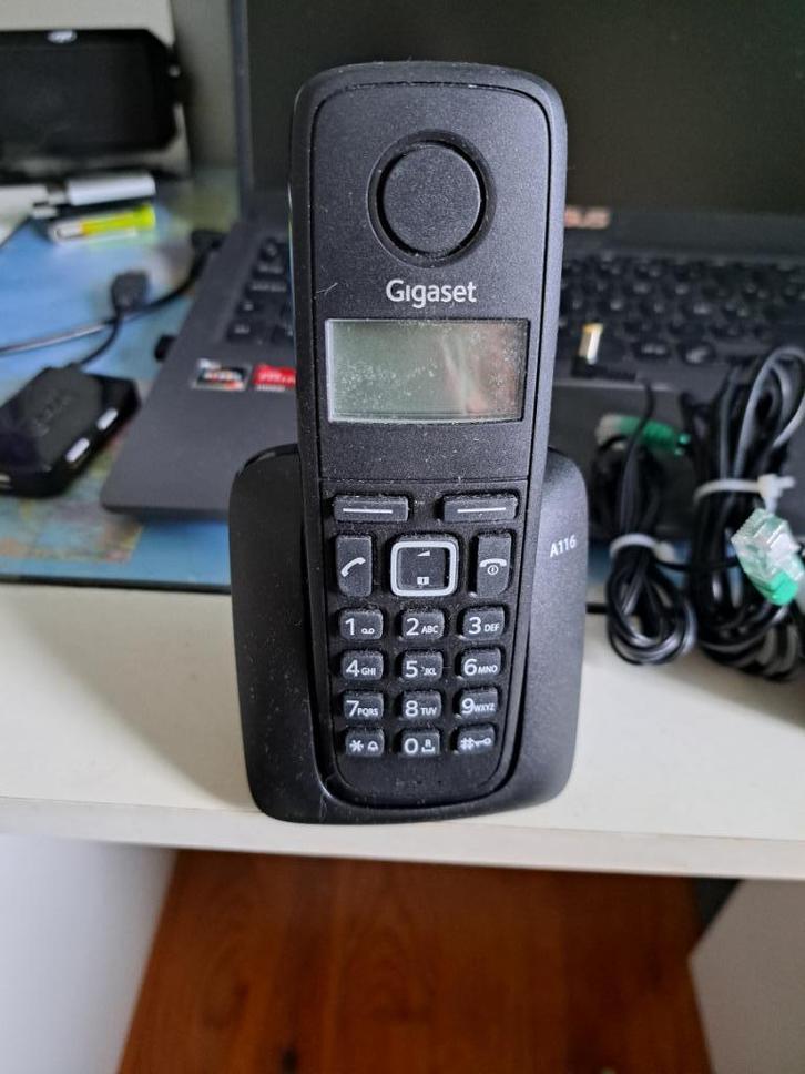 Téléphone sans fil, Telecommunicatie, Vaste telefoons | Handsets en Draadloos, Zo goed als nieuw, 1 handset, Stralingsarm, Ophalen of Verzenden