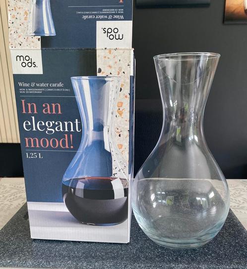New Moods wijn- en waterkaraf, in glas, Huis en Inrichting, Keuken | Servies, Nieuw, Glas, Ophalen of Verzenden