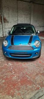 MINI COOPER 1.6 DIESEL VAN 2011 EURO5, Auto's, Euro 5, Zwart, Leder, Particulier