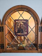 Glasraam boog 60breed 80 hoog door Frans Steeno, Antiek en Kunst, Antiek | Glaswerk en Kristal, Ophalen
