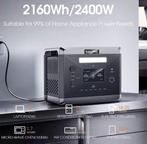 Draagbare 2400W Powerstation 2160Wh OFFGRID Thuisbatterij, Ophalen of Verzenden, Nieuw