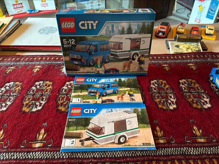 Lego city busje & caravan 60117, Kinderen en Baby's, Speelgoed | Duplo en Lego, Zo goed als nieuw, Ophalen