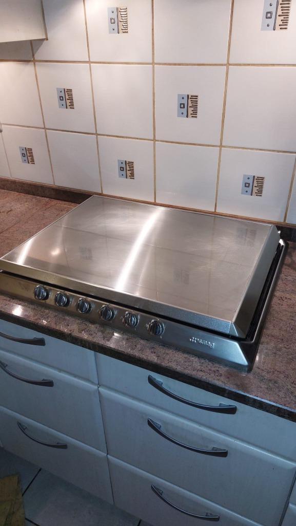 Taque gaz SMEG, Electroménager, Tables de cuisson, Comme neuf, Encastré, 5 zones de cuisson ou plus, Enlèvement