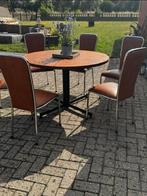 Tafel en stoelen binnen of buiten, Huis en Inrichting, Stoelen, Ophalen