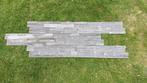 grijze steenstrip natuursteen 3m2, Tuin en Terras, Nieuw, Minder dan 5 m², Overige typen, Natuursteen