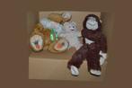 3 knuffels, Kinderen en Baby's, Ophalen of Verzenden, Gebruikt, Overige typen