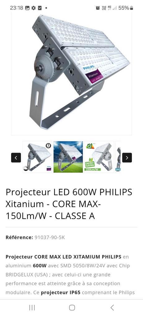 Philips 600w LED-spot, Doe-het-zelf en Bouw, Bouwverlichting, Nieuw, Lamp, 500 watt of meer, Ophalen