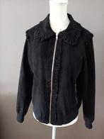 Veste en suédine noire taille S, Ophalen of Verzenden, Zo goed als nieuw