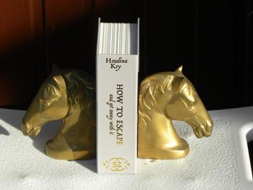 Serre-livres en laiton Tête de cheval beschikbaar voor biedingen