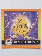 Pokemon stickers 1999 /electabuzz #125 edition1, Comme neuf, Envoi, Booster