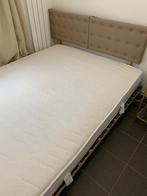 Lit 2 personnes, Maison & Meubles, Beige, Enlèvement, 200 cm, Bois