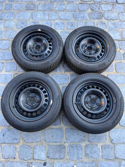 Set banden + wielen voor Mercedes in de winter, Auto-onderdelen, Banden en Velgen, Velg(en), Winterbanden, 16 inch, 205 mm, Personenwagen