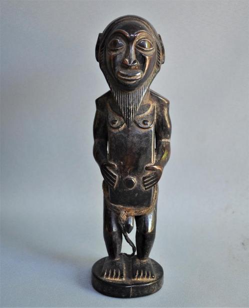 Statue d'ancêtre raffinée, BEMBE, RD Congo, vers 1970, Antiquités & Art, Art | Sculptures & Bois, Enlèvement ou Envoi