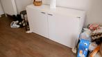 GRATIS Witte Kast, Ophalen, Met plank(en), Gebruikt, 100 tot 150 cm