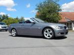 BMW 3 Serie 320 320d DPF Cabrio 163pk verwarmde,zetels, lede, Auto's, BMW, Zwart, 4 cilinders, Cabriolet, 1655 kg