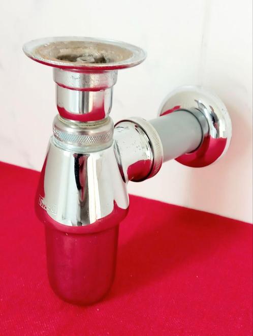 Gobelet 💧 SIPHON DRAIN 💧. Chrome/laiton. 101/50. Hauteur 1, Maison & Meubles, Cuisine | Éléments de cuisine, Utilisé, Moins de 100 cm