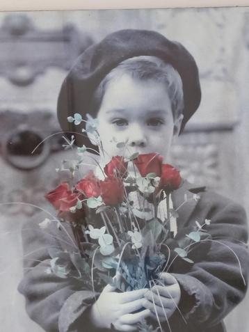 kader (glas) met poster beschikbaar voor biedingen