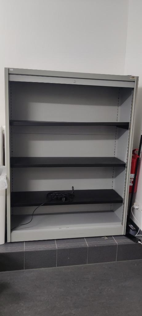 kast, Huis en Inrichting, Kasten | Kleerkasten, Gebruikt, 150 tot 200 cm, 100 tot 150 cm, 25 tot 50 cm, Met plank(en), Metaal