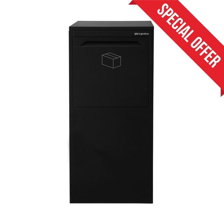 BLACK FRIDAY - Logixbox - Pakketbrievenbus - Hoge kwaliteit!, Tuin en Terras, Brievenbussen, Nieuw, Staande brievenbus, Staal