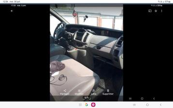 Renault Trafic 2-zitsbank  beschikbaar voor biedingen