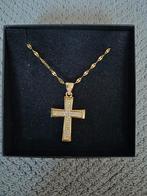 Nieuwe halsketting in stainless steel, Ophalen of Verzenden, Nieuw, Goud, Verstelbaar