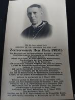 Z.E.H.Floris Prims overl 1954, Ophalen of Verzenden, Bidprentje