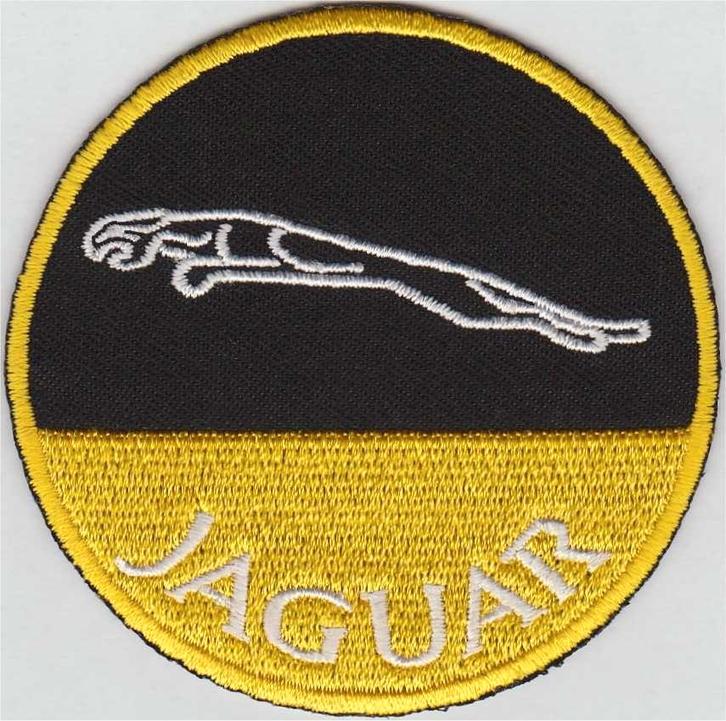 Jaguar stoffen opstrijk patch embleem #2, Verzamelen, Automerken, Motoren en Formule 1, Nieuw, Verzenden