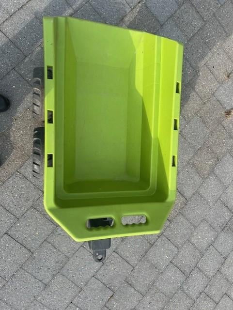 Speelgoedkar Claas, Ophalen, Gebruikt