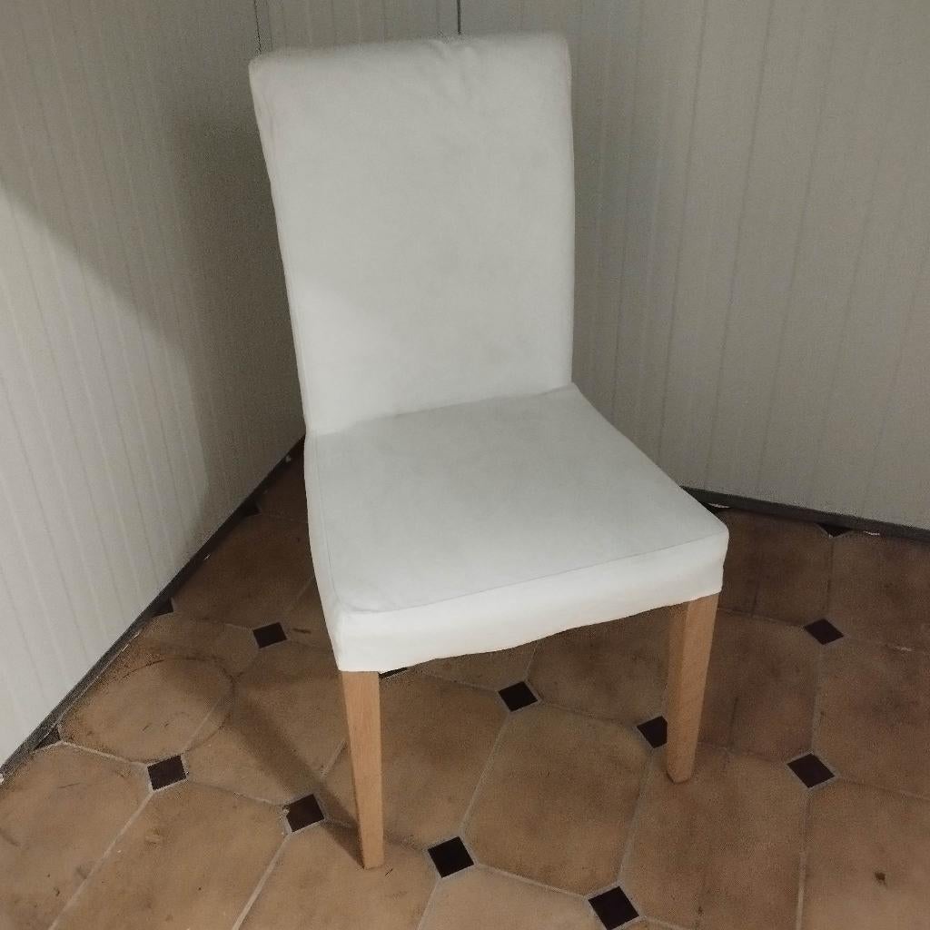 belles chaises ikea SOLDEN, Maison & Meubles, Chaises, Comme neuf, Quatre, Tissus, Blanc, Enlèvement
