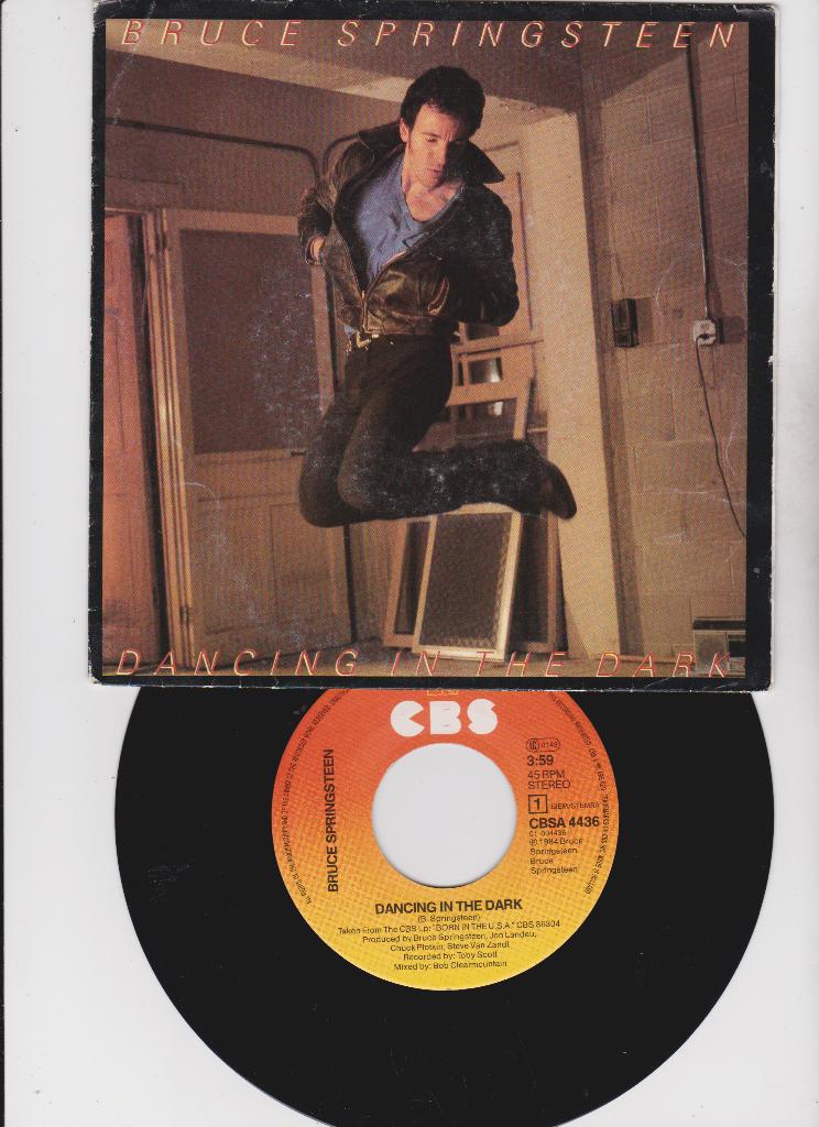 Bruce Springsteen – Dancing In The Dark   1984, Fotohoes, 7 inch, Ophalen of Verzenden, Zo goed als nieuw