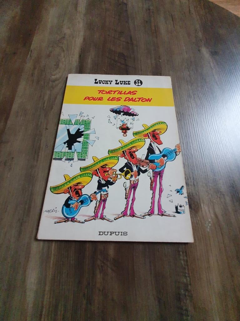 Lucky Luke-tortilla's voor Dalton EO 1968, Ophalen of Verzenden