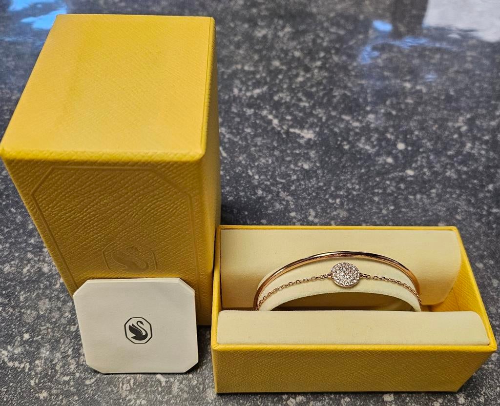 Swarovski armband rosé-goudkleurig, Verzenden, Nieuw, Met kristal