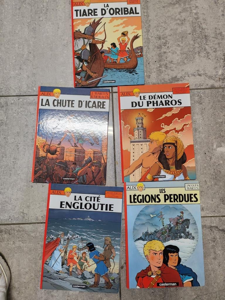 5 bandes dessinées alix, Livres