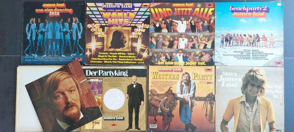 15 LP's James Last + diverse, Cd's en Dvd's, Ophalen, Zo goed als nieuw, 12 inch