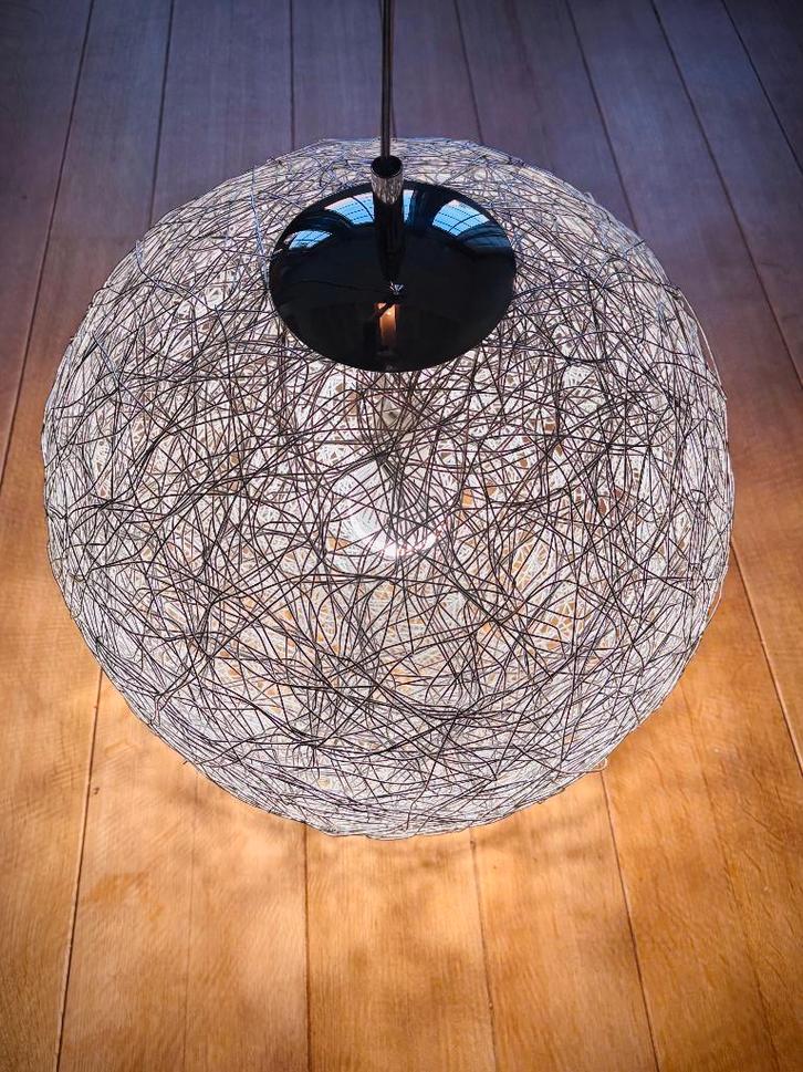 Lampe suspendue design – boule en métal – Ø 50 cm, Maison & Meubles, Lampes | Suspensions, Utilisé, 50 à 75 cm, Métal, Enlèvement ou Envoi