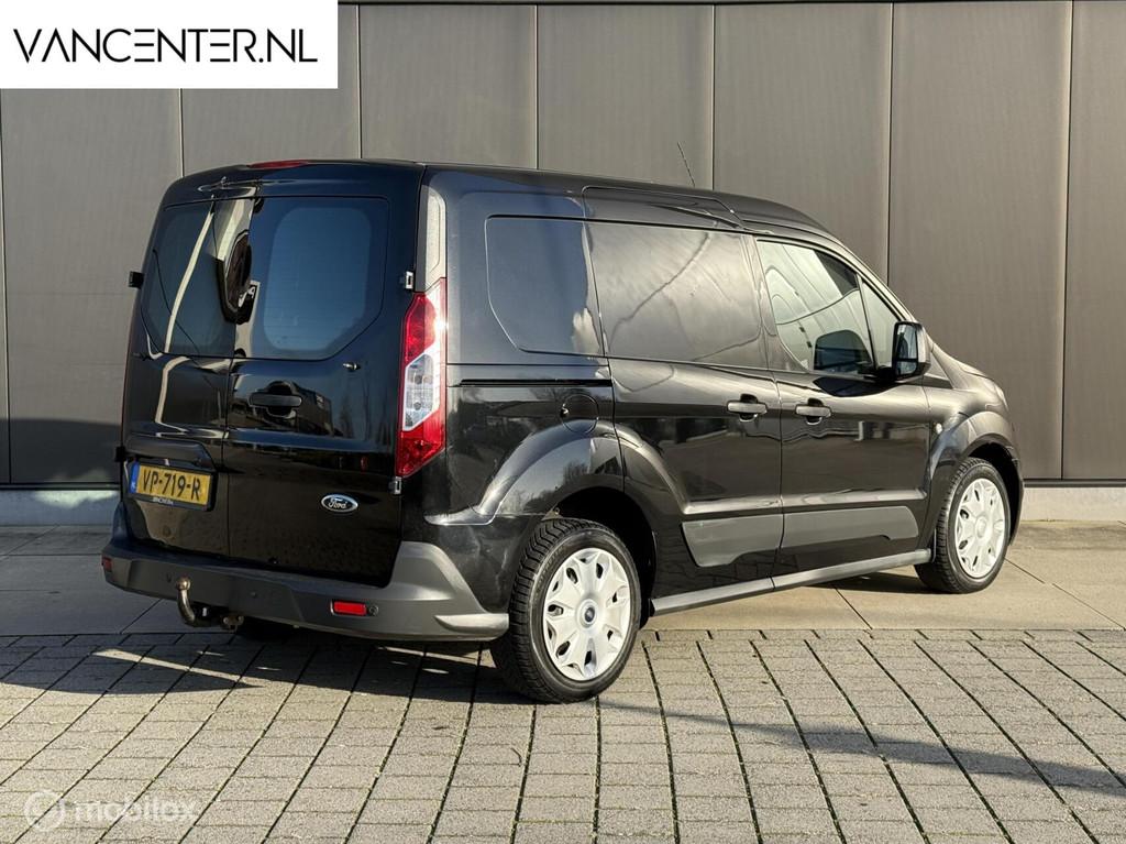 Ford Transit Connect 1.6 TDCI Zwart Airco Trekhaak Bankje, Autos, Camionnettes & Utilitaires, Euro 5, Achat, Entreprise, 3 places