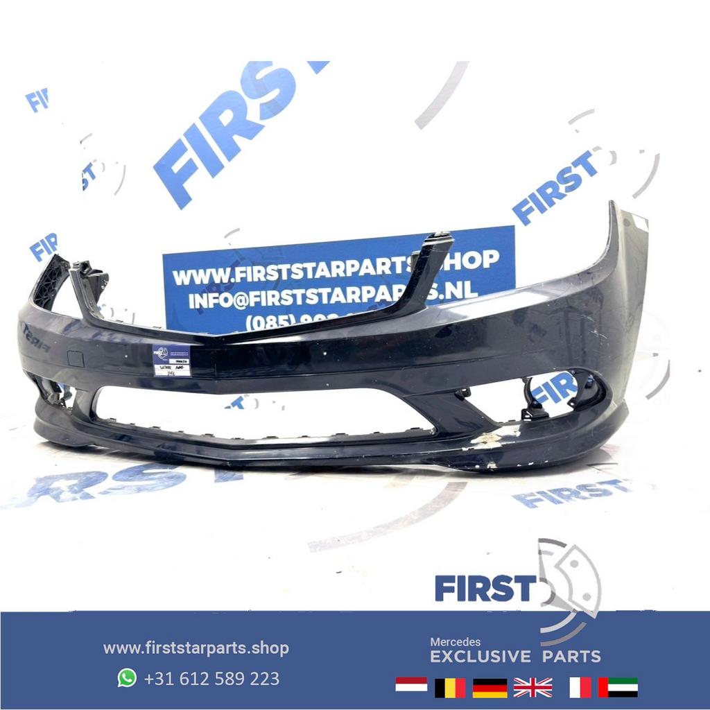 W204 AMG voorbumper PDC A2048853725 zwart wit grijs 2007-201, Utilisé, -, Avant, -