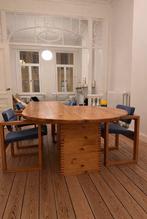 Vintage tafel van Ate van Apeldoorn met bijpassende stoelen, Huis en Inrichting, Tafels | Eettafels, Ophalen, Gebruikt, 100 tot 150 cm