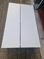 Opklapbare salontafel met opbergdoos - Wit