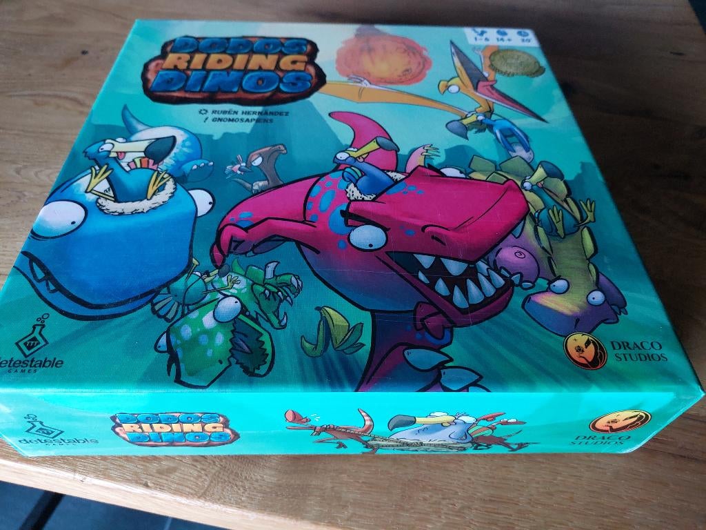 Dodos Riding Dinos Bordspel, Vijf spelers of meer, Ophalen, Nieuw