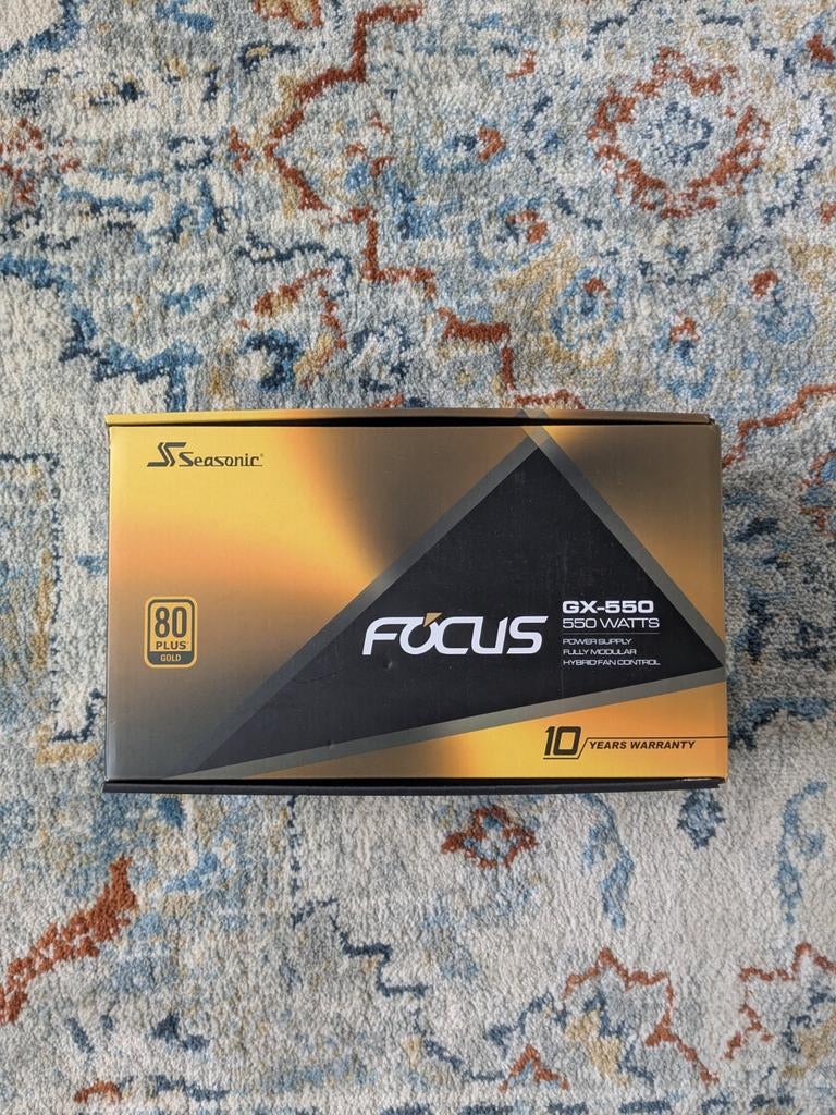 Seasonic Focus GX-550, nog 5 jaar garantie, Informatique & Logiciels, Alimentations internes, Utilisé, Enlèvement ou Envoi